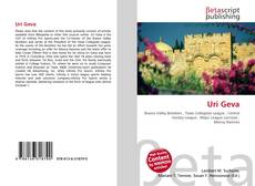 Portada del libro de Uri Geva