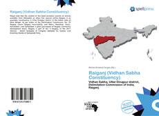 Capa do livro de Raiganj (Vidhan Sabha Constituency) 