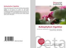 Portada del libro de Bulbophyllum Sigaldiae