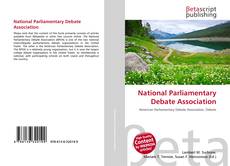 Portada del libro de National Parliamentary Debate Association
