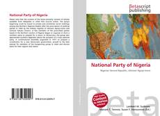 Capa do livro de National Party of Nigeria 