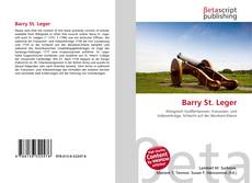 Bookcover of Barry St. Leger