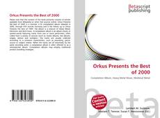 Capa do livro de Orkus Presents the Best of 2000 