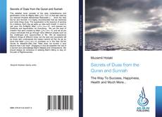 Capa do livro de Secrets of Duas from the Quran and Sunnah 