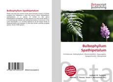 Bulbophyllum Spathipetalum的封面