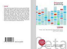 Bookcover of CRYM