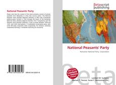 Buchcover von National Peasants' Party