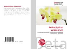 Bulbophyllum Vulcanorum kitap kapağı