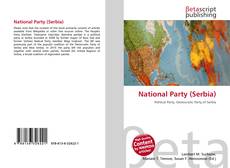 National Party (Serbia) kitap kapağı