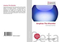 Buchcover von Amphoe Tha Khantho