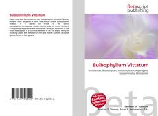 Buchcover von Bulbophyllum Vittatum