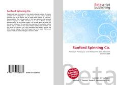 Sanford Spinning Co.的封面