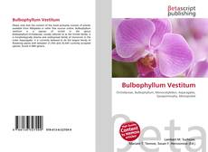 Buchcover von Bulbophyllum Vestitum