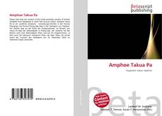 Buchcover von Amphoe Takua Pa