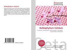 Buchcover von Bulbophyllum Validum