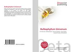 Copertina di Bulbophyllum Univenum