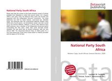 Couverture de National Party South Africa
