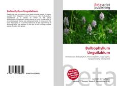 Couverture de Bulbophyllum Unguilabium