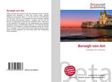 Couverture de Barsegh von Ani