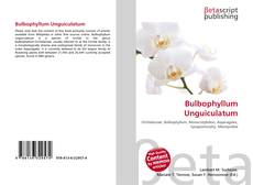 Couverture de Bulbophyllum Unguiculatum