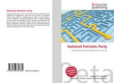 Portada del libro de National Patriotic Party