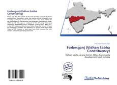 Portada del libro de Forbesganj (Vidhan Sabha Constituency)