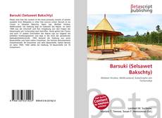 Capa do livro de Barsuki (Selsawet Bakschty) 