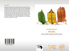 Capa do livro de Alicella 