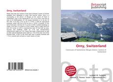Borítókép a  Orny, Switzerland - hoz