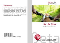 Portada del libro de Bart De Clercq