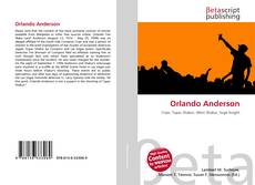 Portada del libro de Orlando Anderson