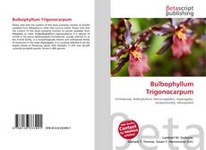 Bulbophyllum Trigonocarpum的封面