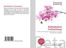 Portada del libro de Bulbophyllum Trichochlamys