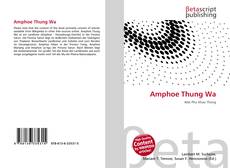Buchcover von Amphoe Thung Wa