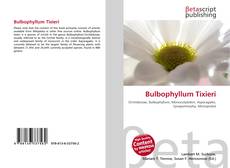 Buchcover von Bulbophyllum Tixieri