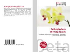 Buchcover von Bulbophyllum Thymophorum