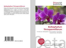 Copertina di Bulbophyllum Thrixspermiflorum