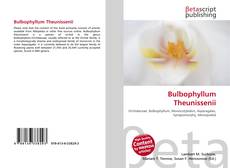 Capa do livro de Bulbophyllum Theunissenii 
