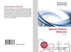 Capa do livro de Spartak Stadium (Moscow) 