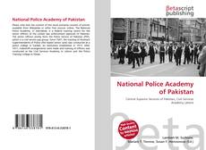 Capa do livro de National Police Academy of Pakistan 
