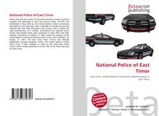 Buchcover von National Police of East Timor