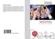 Copertina di National Policy