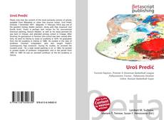 Capa do livro de Uroš Predić 