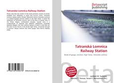 Capa do livro de Tatranská Lomnica Railway Station 