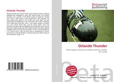Capa do livro de Orlando Thunder 