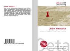 Capa do livro de Colon, Nebraska 