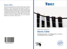 Portada del libro de Denis Côté