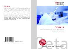 Capa do livro de CYP2A13 