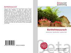 Portada del libro de Barthelmesaurach
