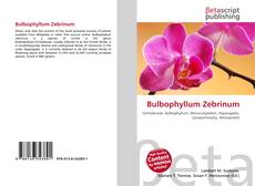 Обложка Bulbophyllum Zebrinum